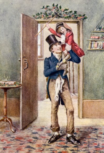 Illustrazione per A Christmas Carol da Leonard Skeats